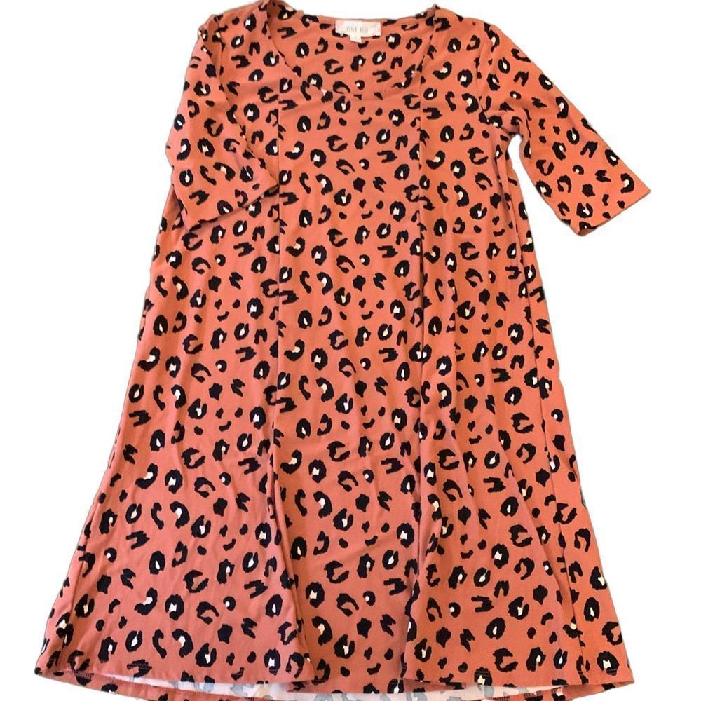 Pink Rose print dress